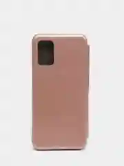 Розовый чехол книжка Samsung A03S/A037F горизонтальная на магните