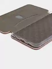 Розовый чехол книжка Samsung A03S/A037F горизонтальная на магните