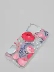 Белый чехол "Цветы" для iPhone 11, 12/12Pro, 7/8