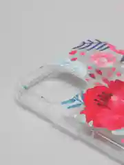 Белый чехол "Цветы" для iPhone 11, 12/12Pro, 7/8