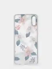 Тёмно-бирюзовый чехол Huawei P Smart 2019 / Honor 10 Lite, Хуавей П Смарт 2019, прозрачный с рисунком