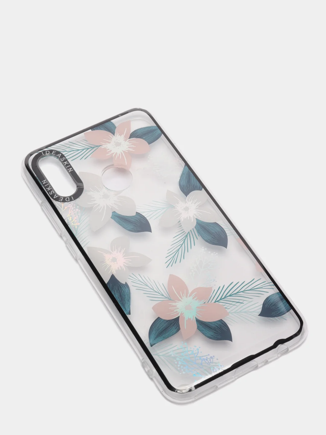Тёмно-бирюзовый чехол Huawei P Smart 2019 / Honor 10 Lite, Хуавей П Смарт 2019, прозрачный с рисунком