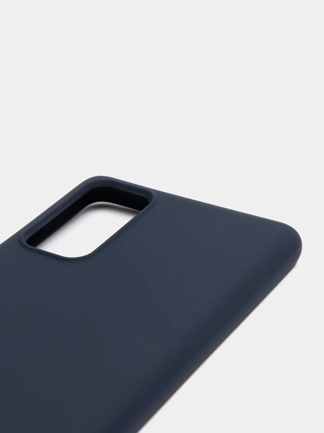 Темно-синий чехол на Samsung Galaxy S20 FE / Самсунг Галакси С20 ФЕ, Fan Edition, силиконовый, цветной