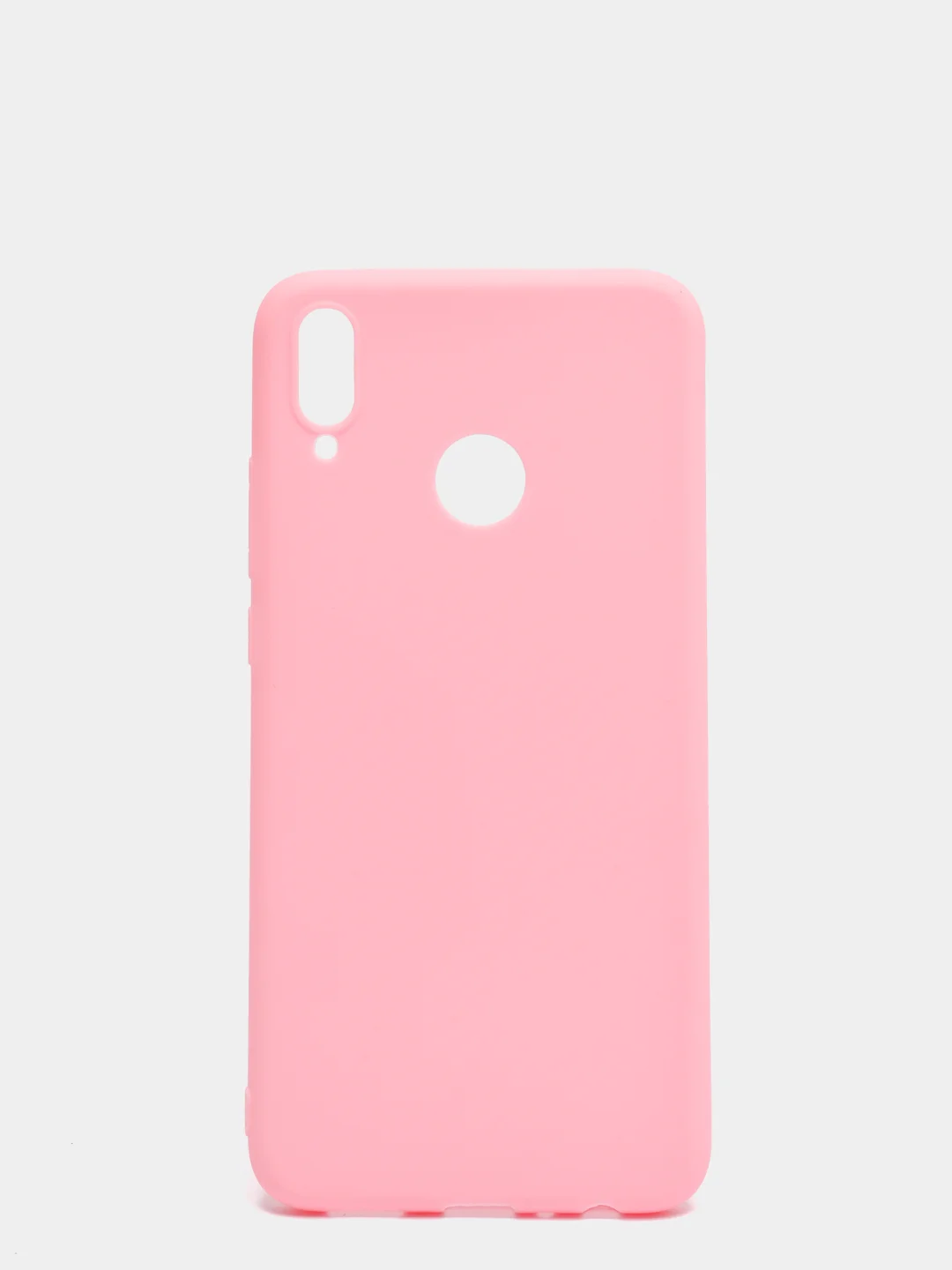 Розовый чехол Huawei Honor 8X, Хуавей Хонор 8Х силиконовый, цветной, матовый