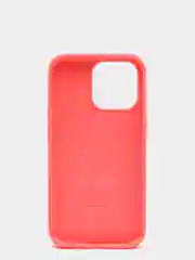 Кораллово-розовый чехол Silicone Case для iPhone 13 Pro с закрытым низом