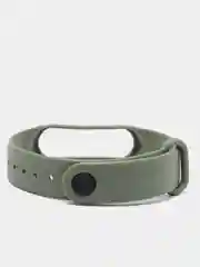 Хаки силиконовый ремешок Xiaomi Mi Band 3, Mi Band 4 (Сяоми Ми Бэнд 3, Ми Бэнд 4)