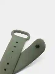 Хаки силиконовый ремешок Xiaomi Mi Band 3, Mi Band 4 (Сяоми Ми Бэнд 3, Ми Бэнд 4)