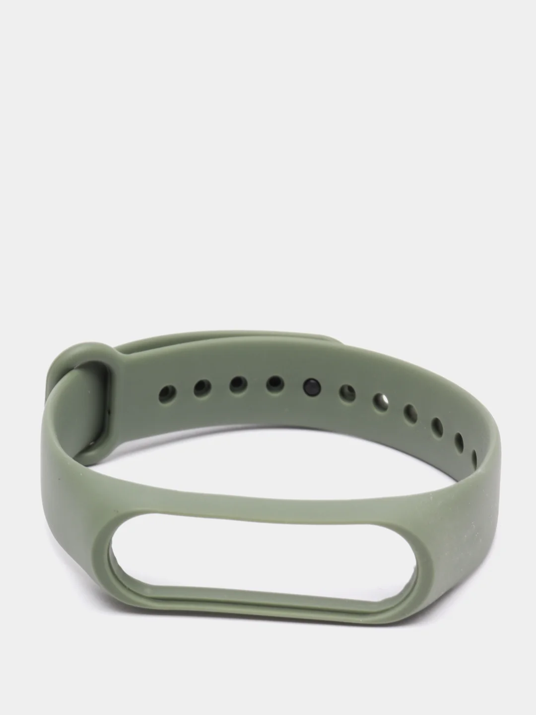 Хаки силиконовый ремешок Xiaomi Mi Band 3, Mi Band 4 (Сяоми Ми Бэнд 3, Ми Бэнд 4)