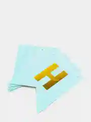 Голубой гирлянда "Happy birthday"