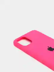 Фуксия чехол с бархатом внутри и защитой камеры Iphone 11 PRO MAX