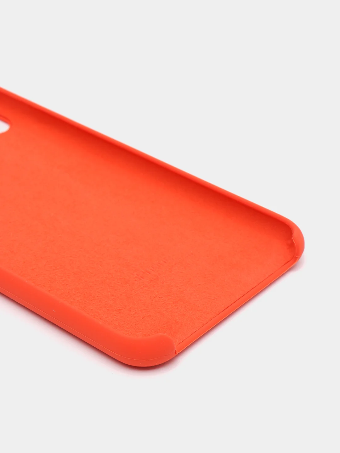 Коралловый чехол с бархатом внутри IPhone XS MAX
