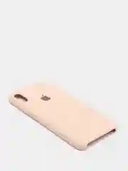 Кремовый чехол с бархатом внутри IPhone XS MAX