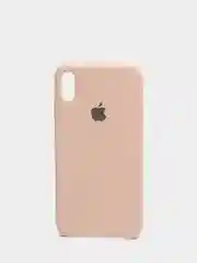 Кремовый чехол с бархатом внутри IPhone XS MAX