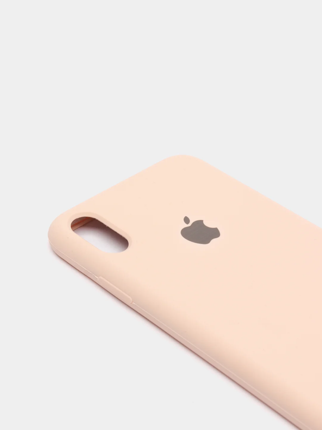 Кремовый чехол с бархатом внутри IPhone XS MAX