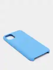 Светло-синий чехол с бархатом внутри и защитой камеры Iphone 11 PRO MAX
