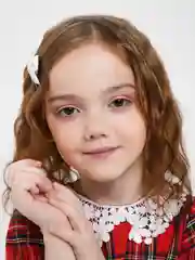 Белый детская заколка для волос, 2 штуки, Бант 4-5 см
