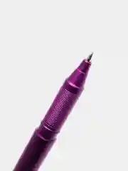 Фиолетовый гелевая ручка - стилус с держателем смартфона
