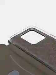 Черный чехол-книжка для Tecno Spark 8C / Tecno Go 2022