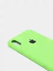 Лесной зеленый чехол с бархатом внутри IPhone XS MAX
