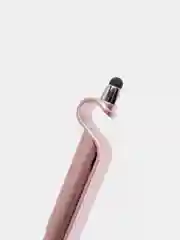 Розовый гелевая ручка - стилус с держателем смартфона