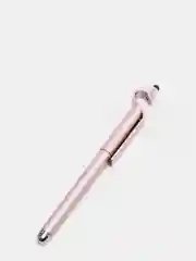 Розовый гелевая ручка - стилус с держателем смартфона