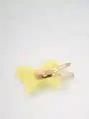 Горчичный заколки клик-клак для волос с пайетками зведа сердце бабочка
