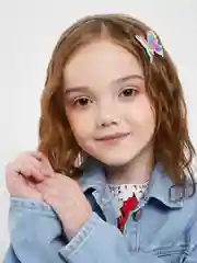 Зеленый заколки клик-клак для волос с пайетками зведа сердце бабочка