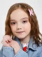 Конфетный заколки клик-клак для волос с пайетками зведа сердце бабочка
