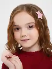 Коралловый заколки клик-клак для волос с пайетками зведа сердце бабочка