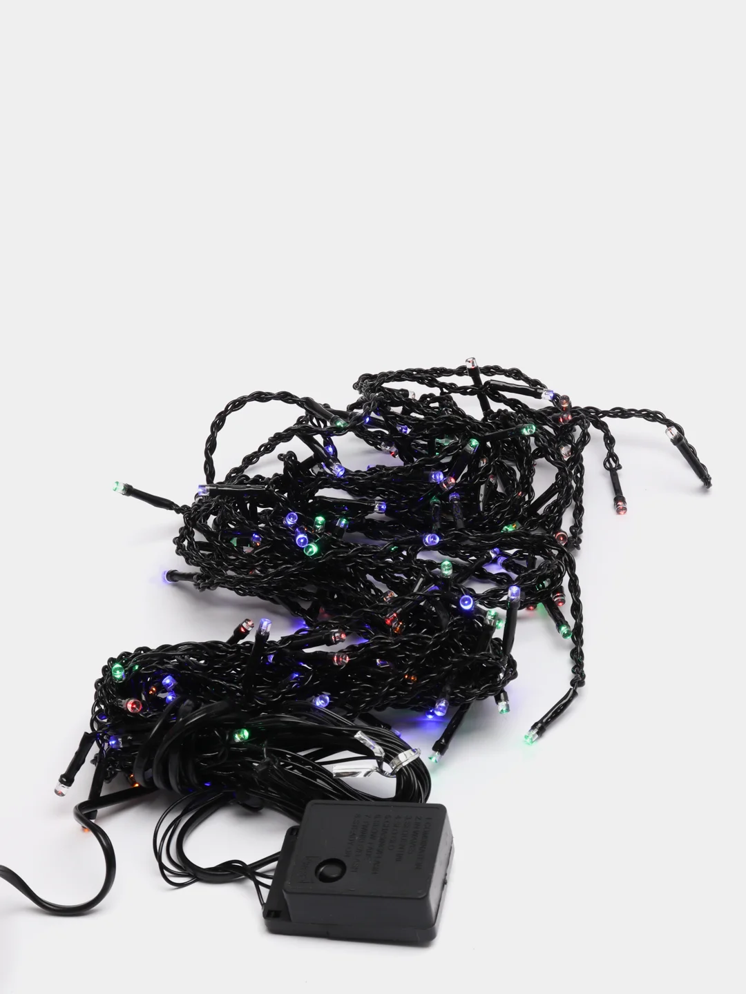 Гирлянда штора занавес светодиодная 144 разноцветных LED лампочек, 1,8м*1м электрогирлянда