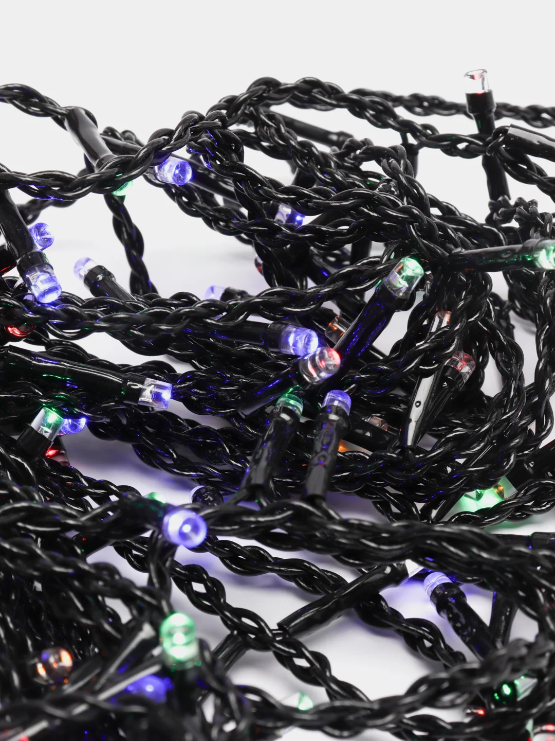 Гирлянда штора занавес светодиодная 144 разноцветных LED лампочек, 1,8м*1м электрогирлянда