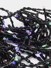 Гирлянда штора занавес светодиодная 144 разноцветных LED лампочек, 1,8м*1м электрогирлянда