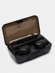 Белый беспроводные наушники TWS F9-5C с повербанком (PowerBank)