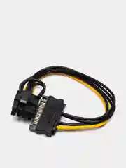 Переходник для видеокарты с sata на 6+2 pin (8 pin) / Кабель питания видеокарты