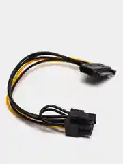 Переходник для видеокарты с sata на 6+2 pin (8 pin) / Кабель питания видеокарты