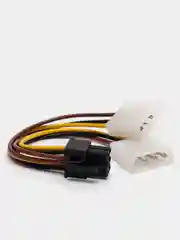 Переходник для видеокарты с 2 molex 4 pin на 6 pin / Кабель питания видеокарты