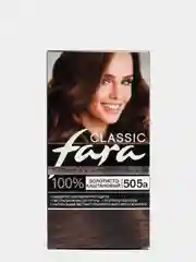 Стойкая крем-краска для волос Fara Classic, 505 А Золотисто-каштановый