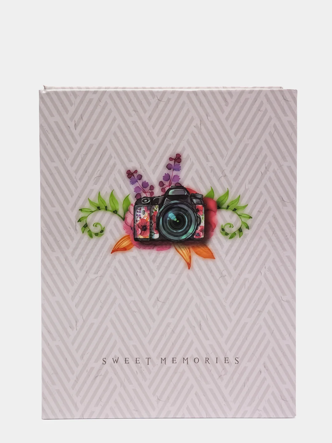Бордовый фотоальбом на 100 фотографий, 10*15 см