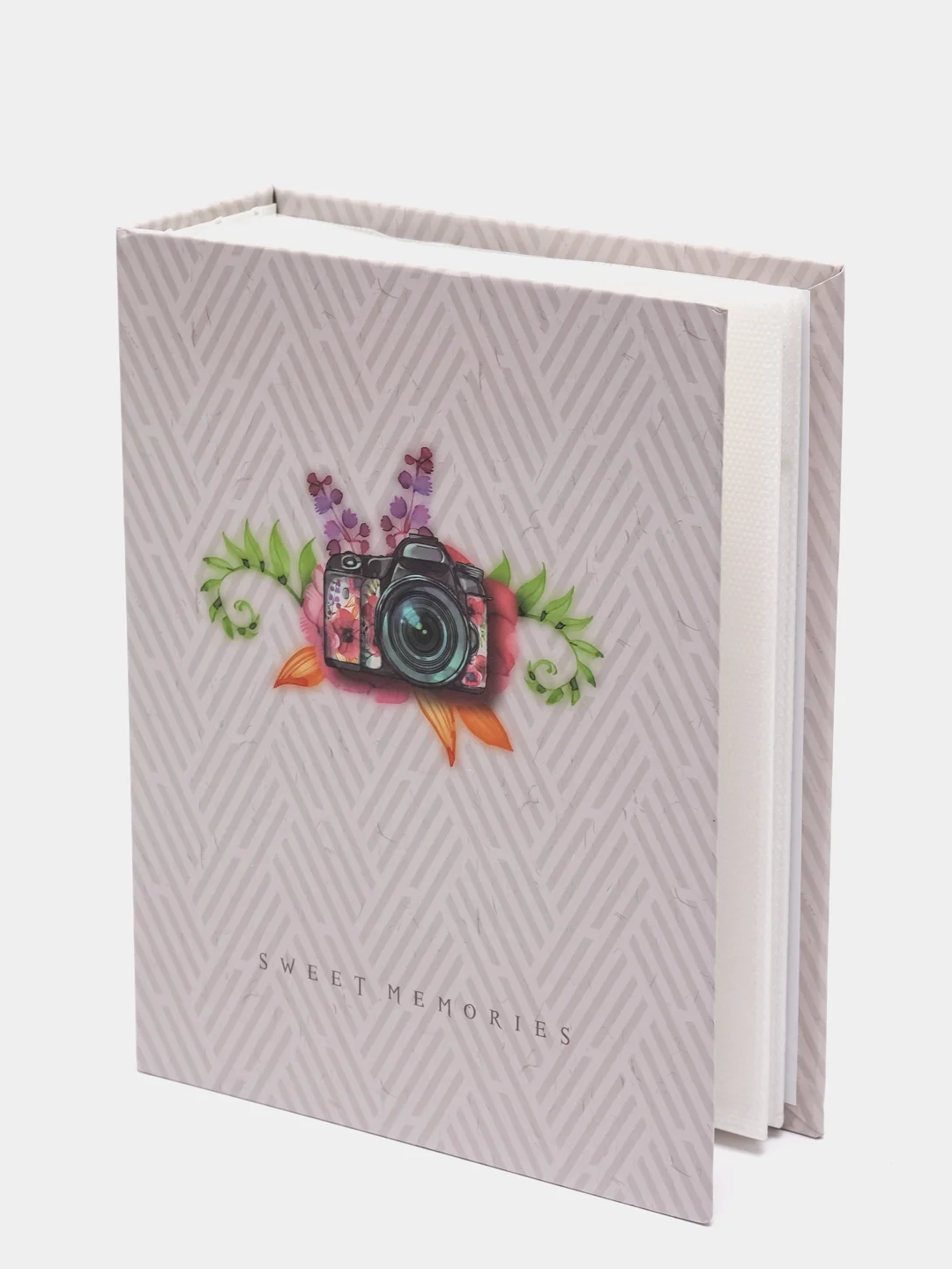 Бордовый фотоальбом на 100 фотографий, 10*15 см
