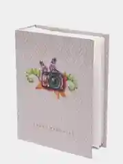Бордовый фотоальбом на 100 фотографий, 10*15 см