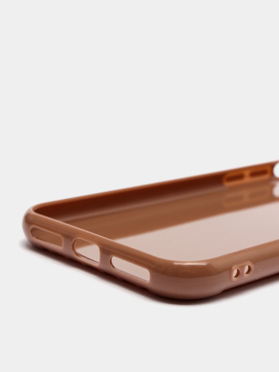 Коричневый чехол для iPhone 6 / 6s, 6 / 6s Plus, 7 / 8, 7 / 8 Plus, X / XS, XS MAX, XR, 11, 11 Pro, 11 Pro Max, 8 цветов, силиконовый, ребристый