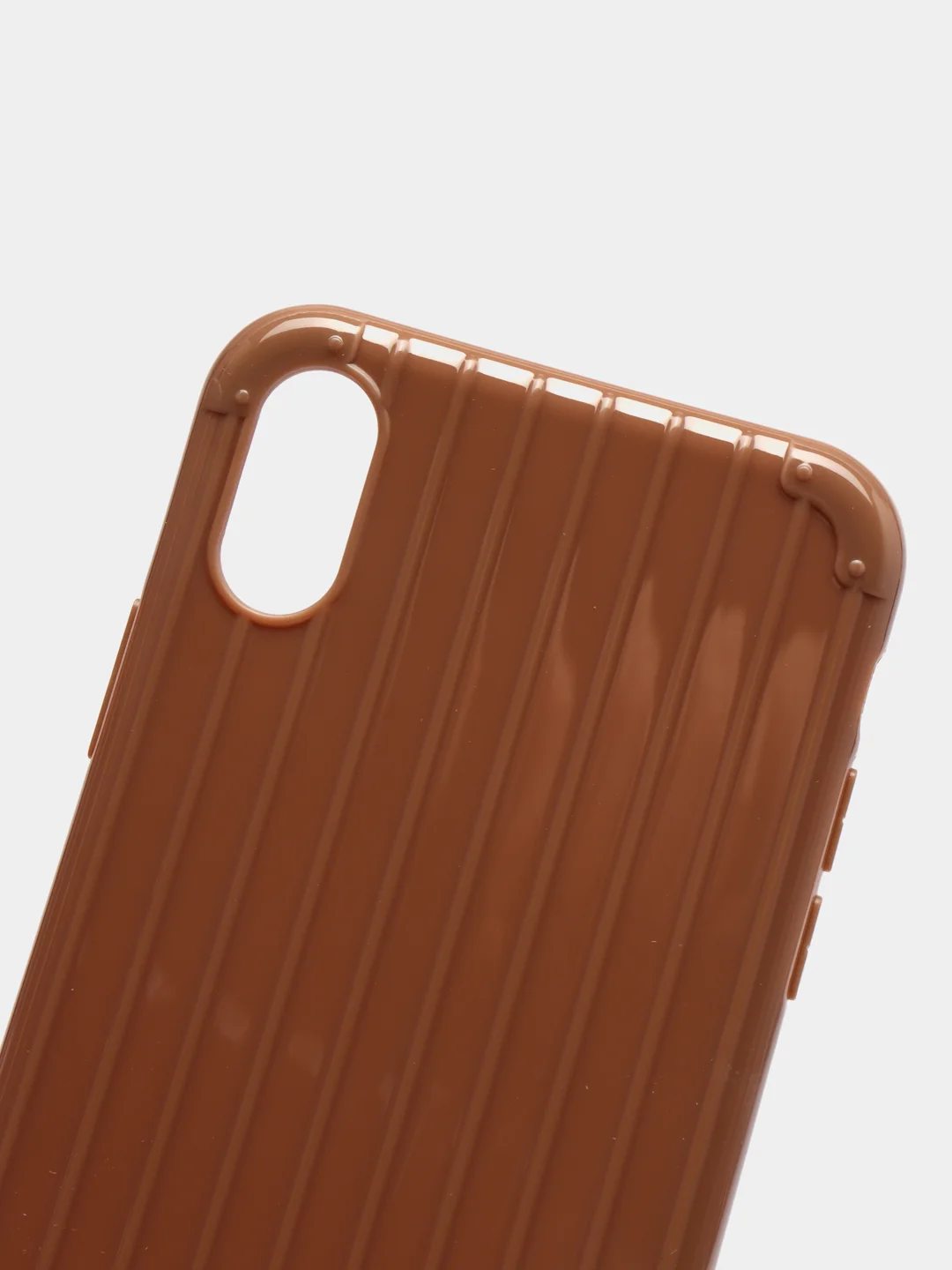 Коричневый чехол для iPhone 6 / 6s, 6 / 6s Plus, 7 / 8, 7 / 8 Plus, X / XS, XS MAX, XR, 11, 11 Pro, 11 Pro Max, 8 цветов, силиконовый, ребристый