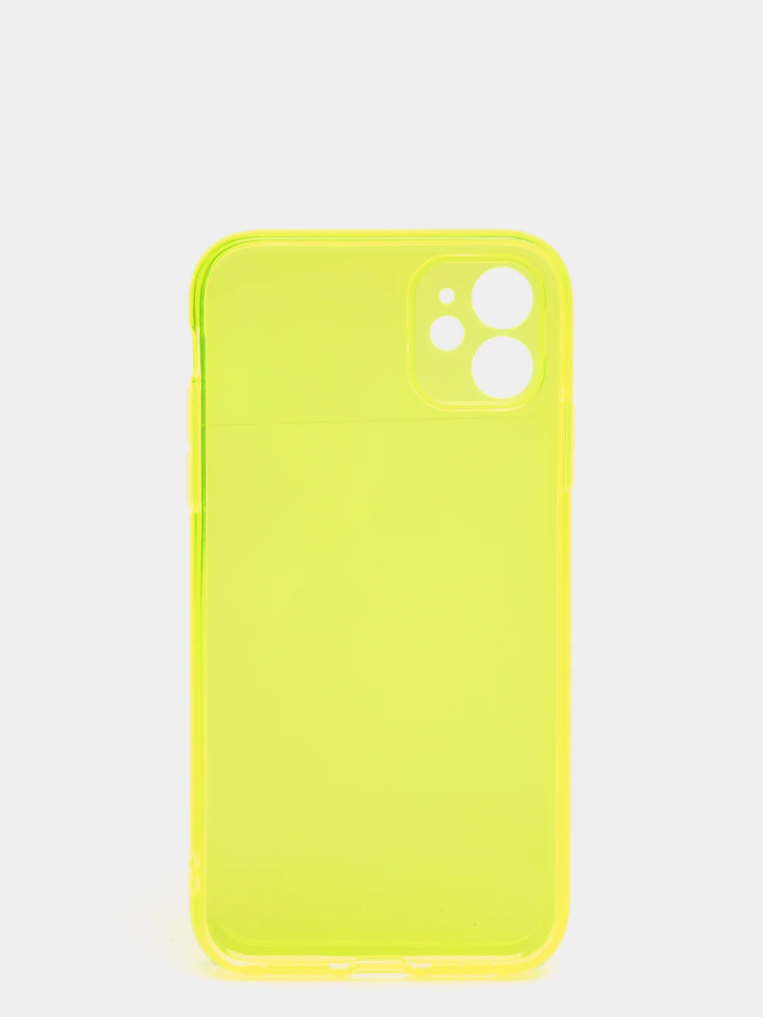 Желтый силиконовый чехол для iPhone 11, iPhone 12