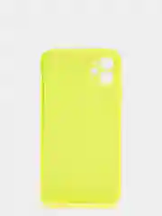 Желтый силиконовый чехол для iPhone 11, iPhone 12