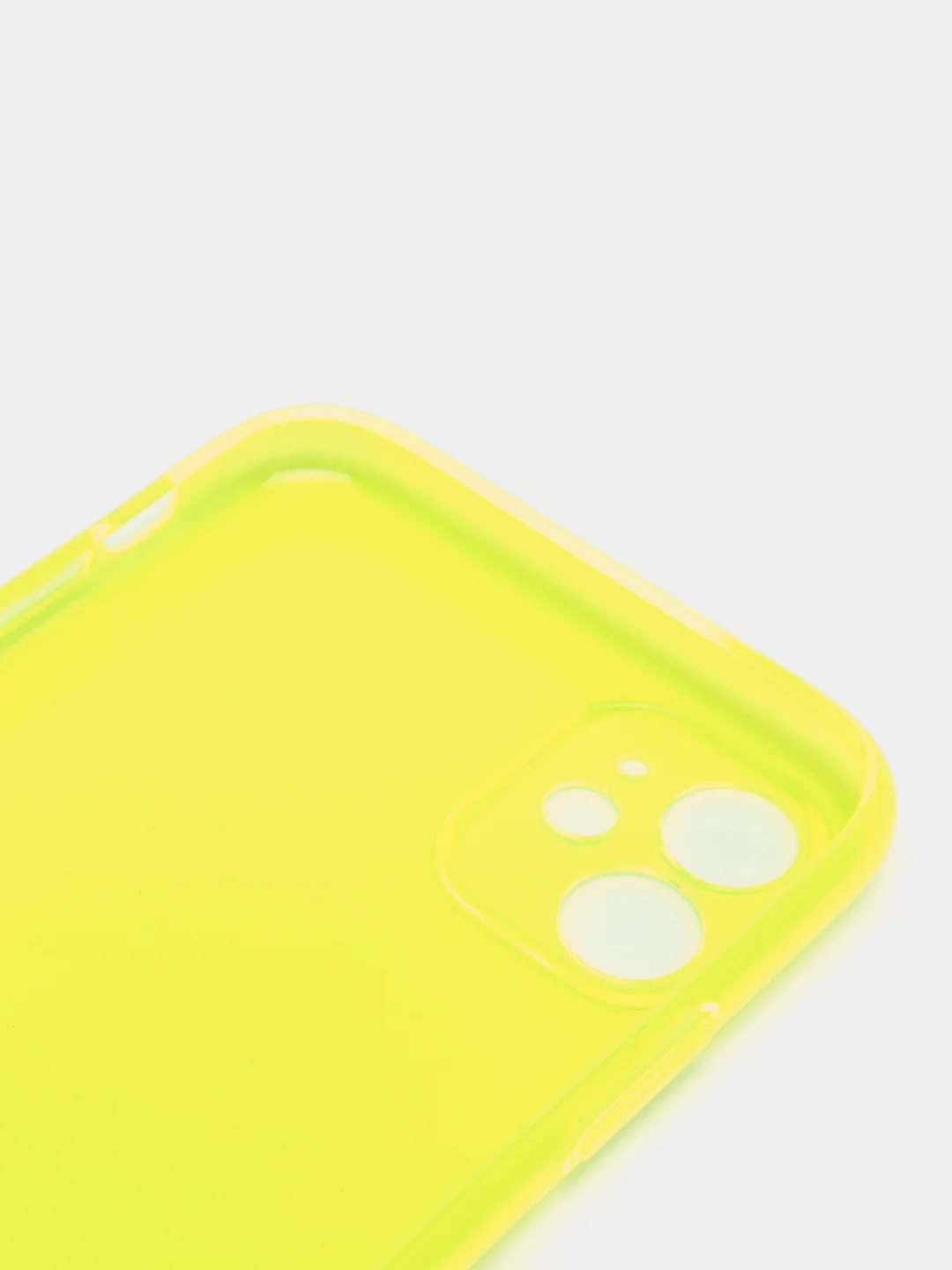 Желтый силиконовый чехол для iPhone 11, iPhone 12
