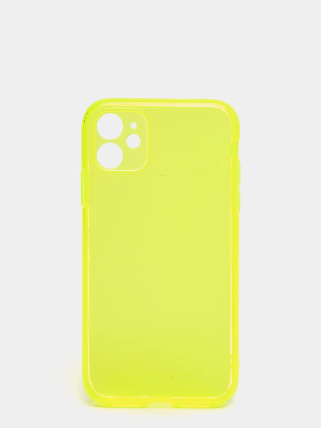 Желтый силиконовый чехол для iPhone 11, iPhone 12