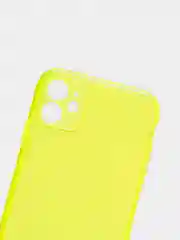 Желтый силиконовый чехол для iPhone 11, iPhone 12