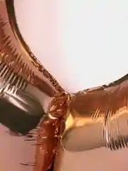 Цифра "0", красное золото, 40/102 см, 1 штука