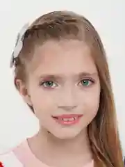 Золотой бант для волос, на зажиме