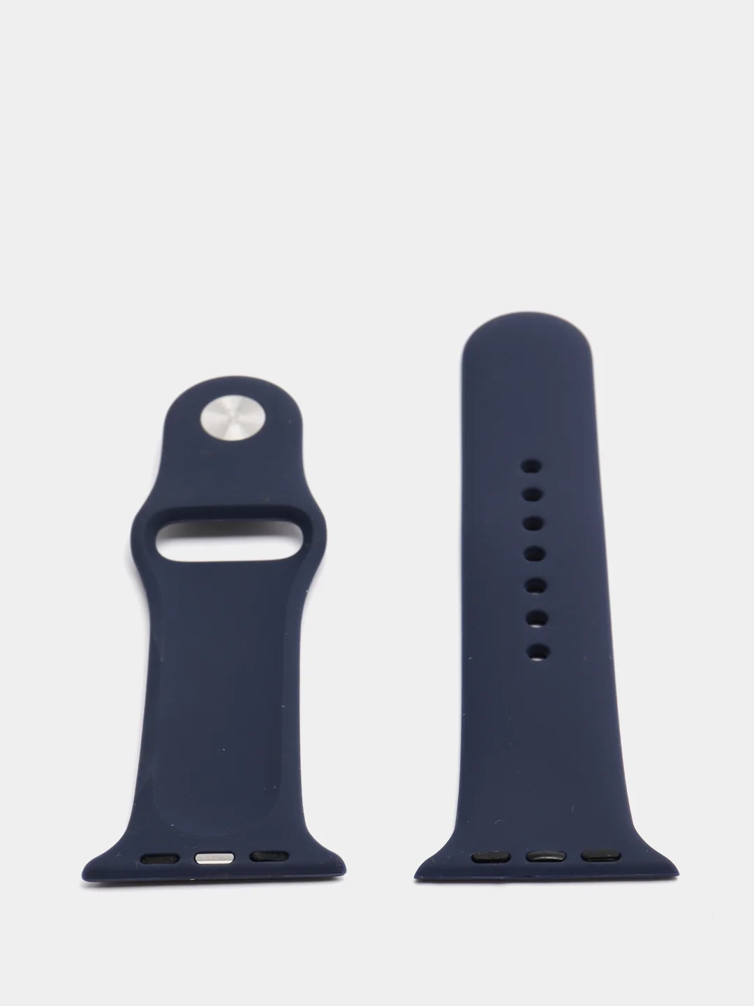 Темно-синий силиконовый ремешок для Apple Watch 38, 42, 40, 44